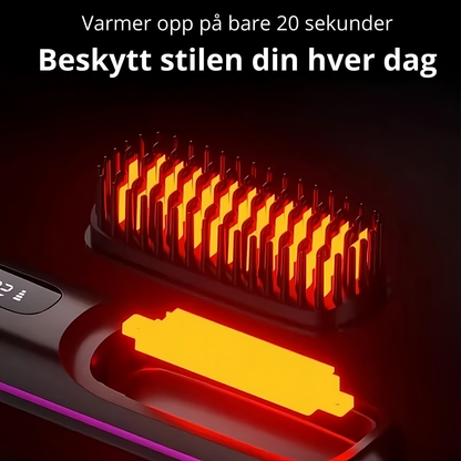 Trådløs Varmebørste